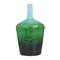 The Novogratz Green Glass Modern Vase, 21&#x22; x 12&#x22; x 12&#x22;